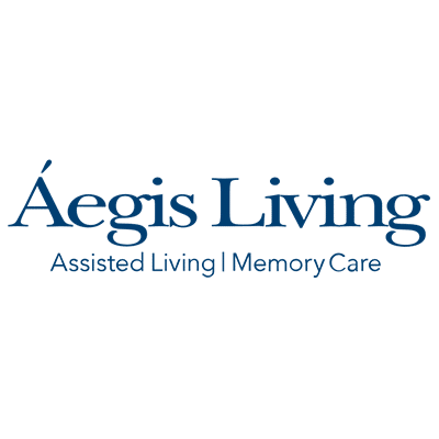 aegis living logo blue